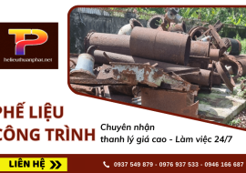 Chuyên nhận thanh lý phế liệu công trình giá cao - Làm việc 24/7