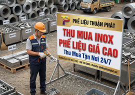 Thu Mua Inox Phế Liệu Giá Cao - Thu Mua Tận Nơi 24/7