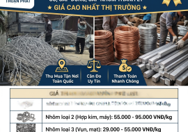Thu Mua Nhôm Phế Liệu Giá Cao Tại Miền Bắc – Thu Gom Tận Nơi 24/7
