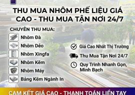 Thu Mua Nhôm Phế Liệu Giá Cao - Thu Mua Tận Nơi 24/7