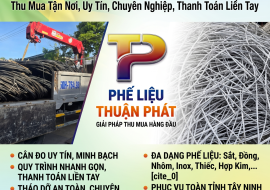 Thu Mua Phế Liệu Tây Ninh Giá Cao - Tận Nơi, Thanh Toán Liền Tay