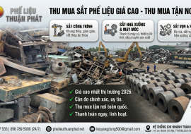 Thu Mua Sắt Phế Liệu Giá Cao - Thu Mua Tận Nơi 24/7