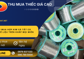 Thu Mua Thiếc Cuộn Phế Liệu Giá Cao Toàn Quốc - Thu Gom Tận Nơi 24/7