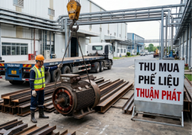 Thu mua phế liệu nhà máy, khu công nghiệp giá cao