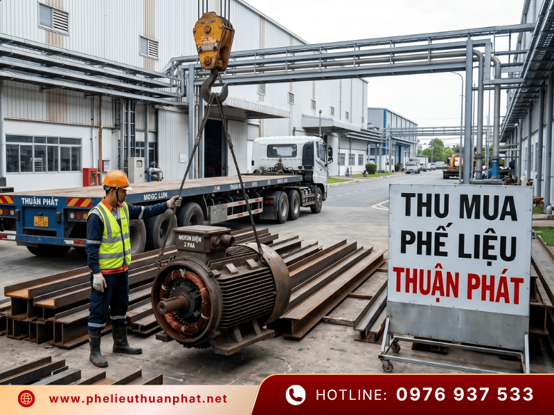 Thu mua phế liệu nhà máy, khu công nghiệp giá cao - Thuận Phát