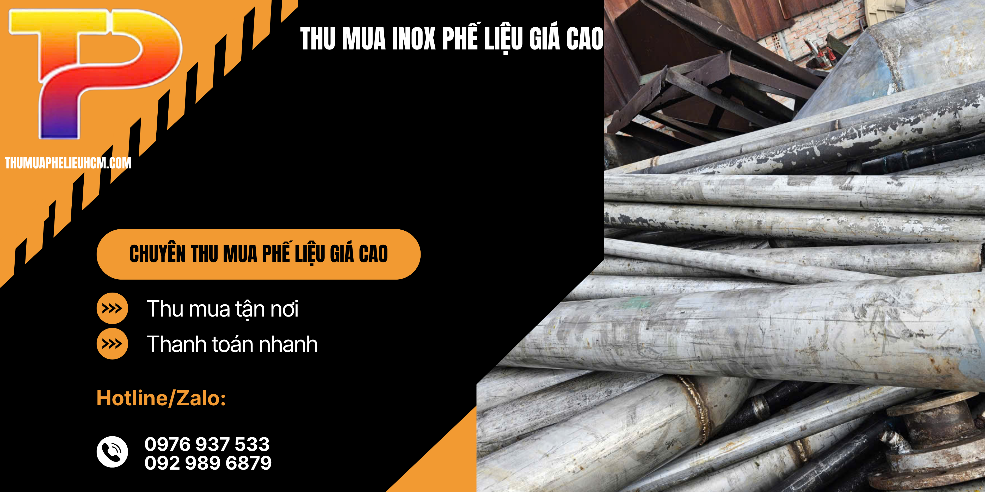 Thu Mua Inox Phế Liệu Giá Cao, Cân Đo Uy Tín, Thanh Toán Nhanh 24/7