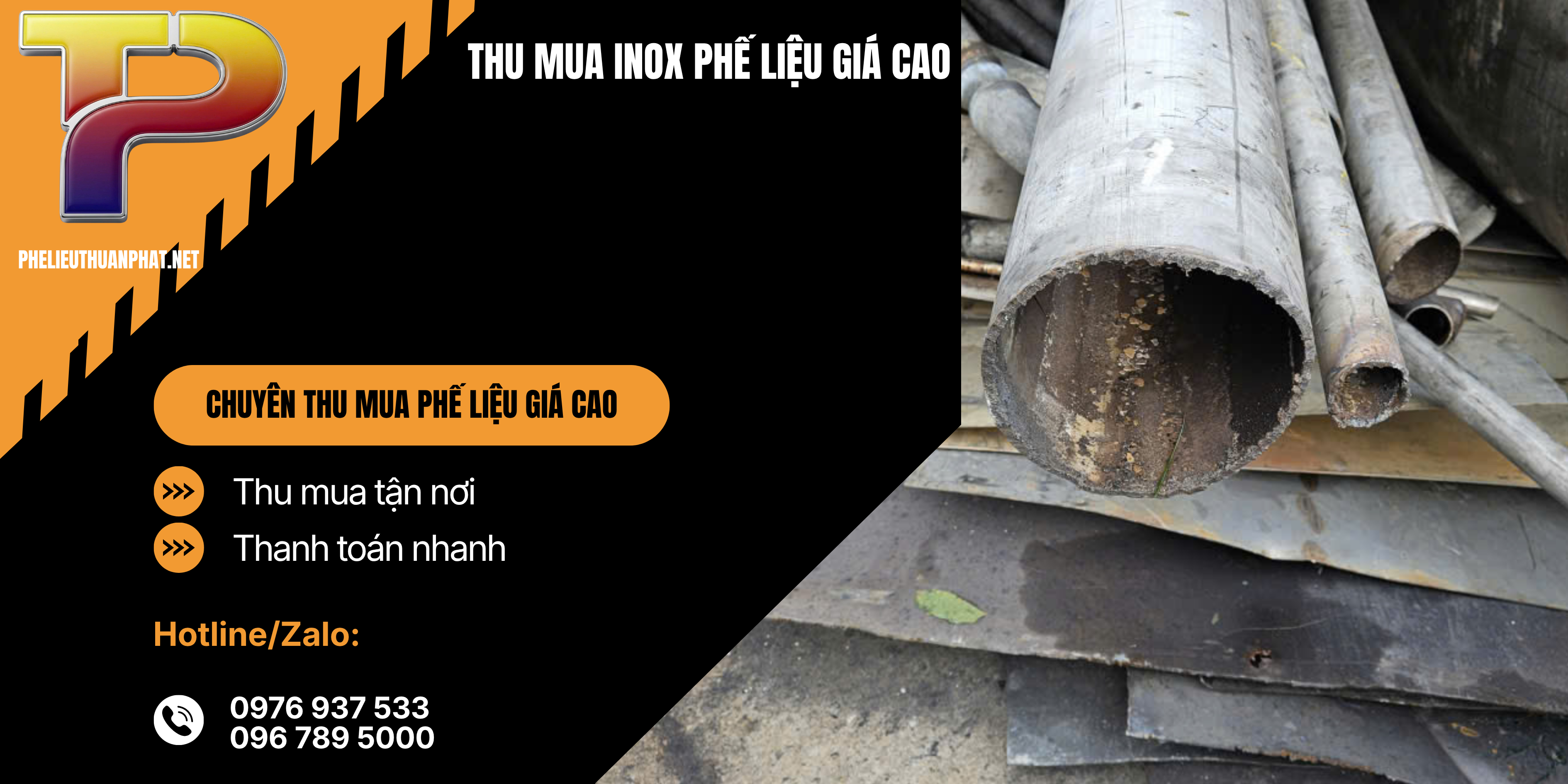 Thu mua inox phế liệu 304 giá cao
