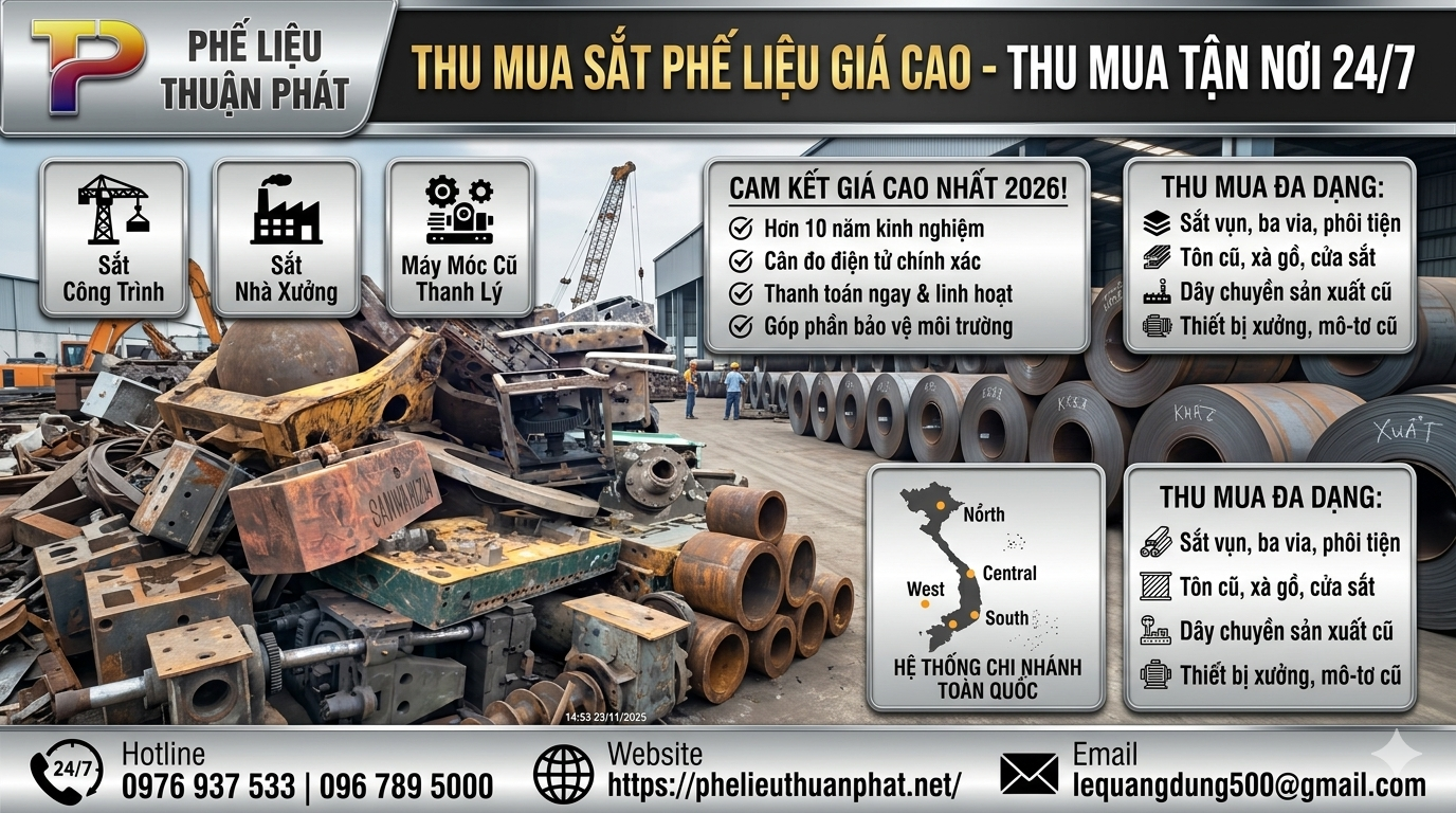 Thu mua sắt phế liệu