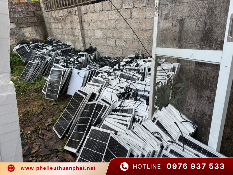 Thu mua tấm pin mặt trời cũ số lượng lớn giá cao