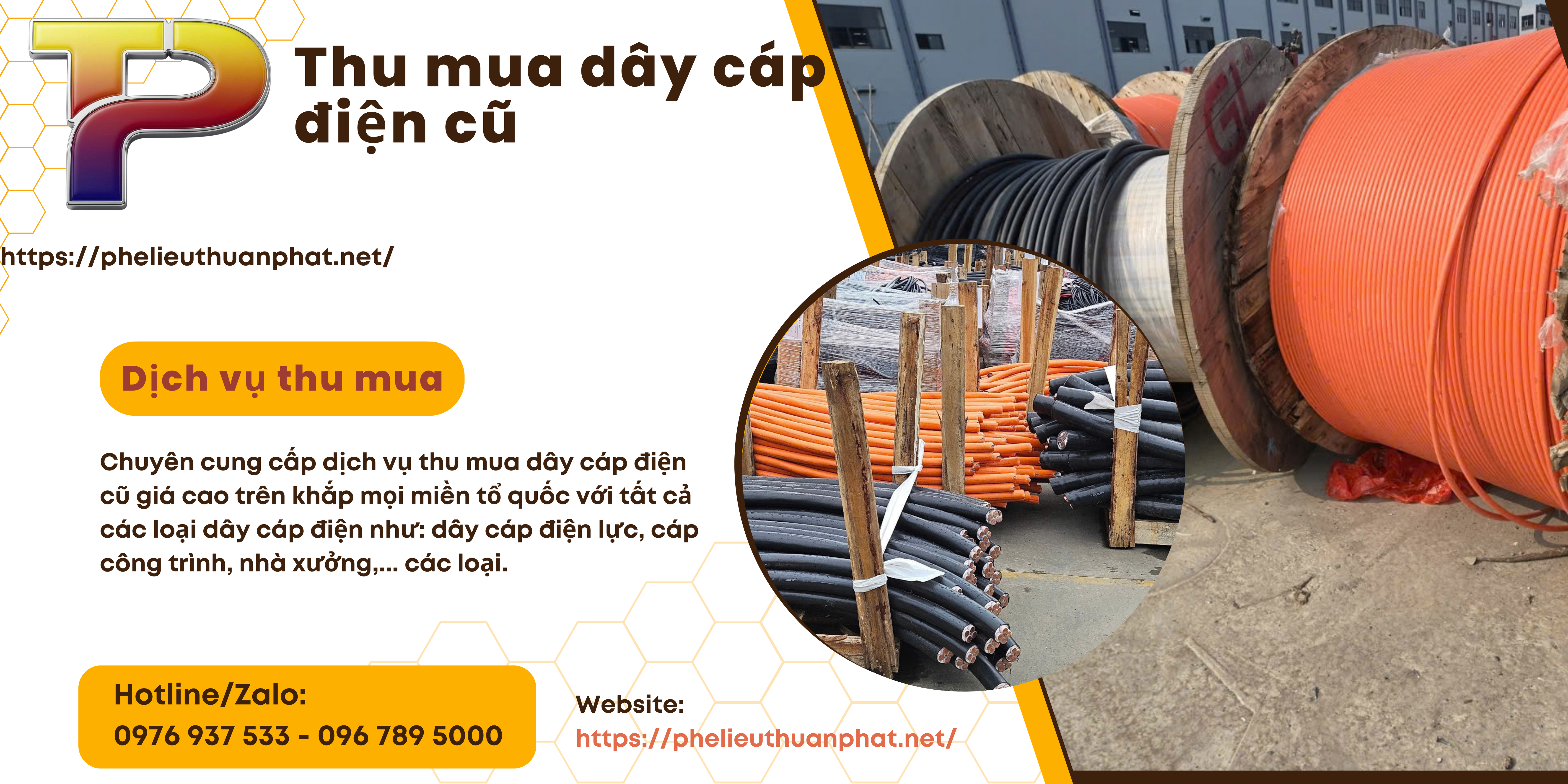Thu mua dây cáp điện cũ
