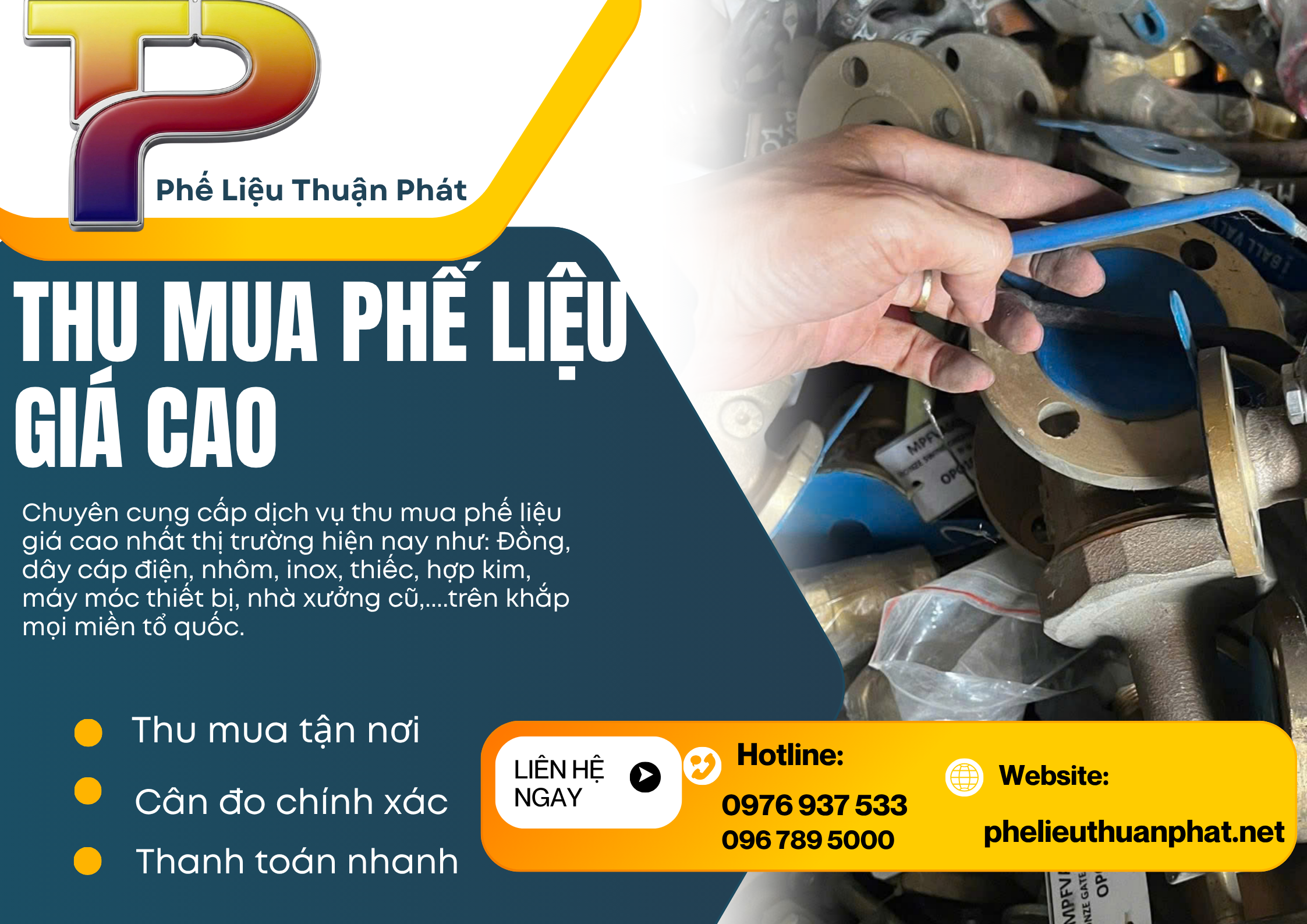 Thu mua phế liệu đồng giá cao gần nhất