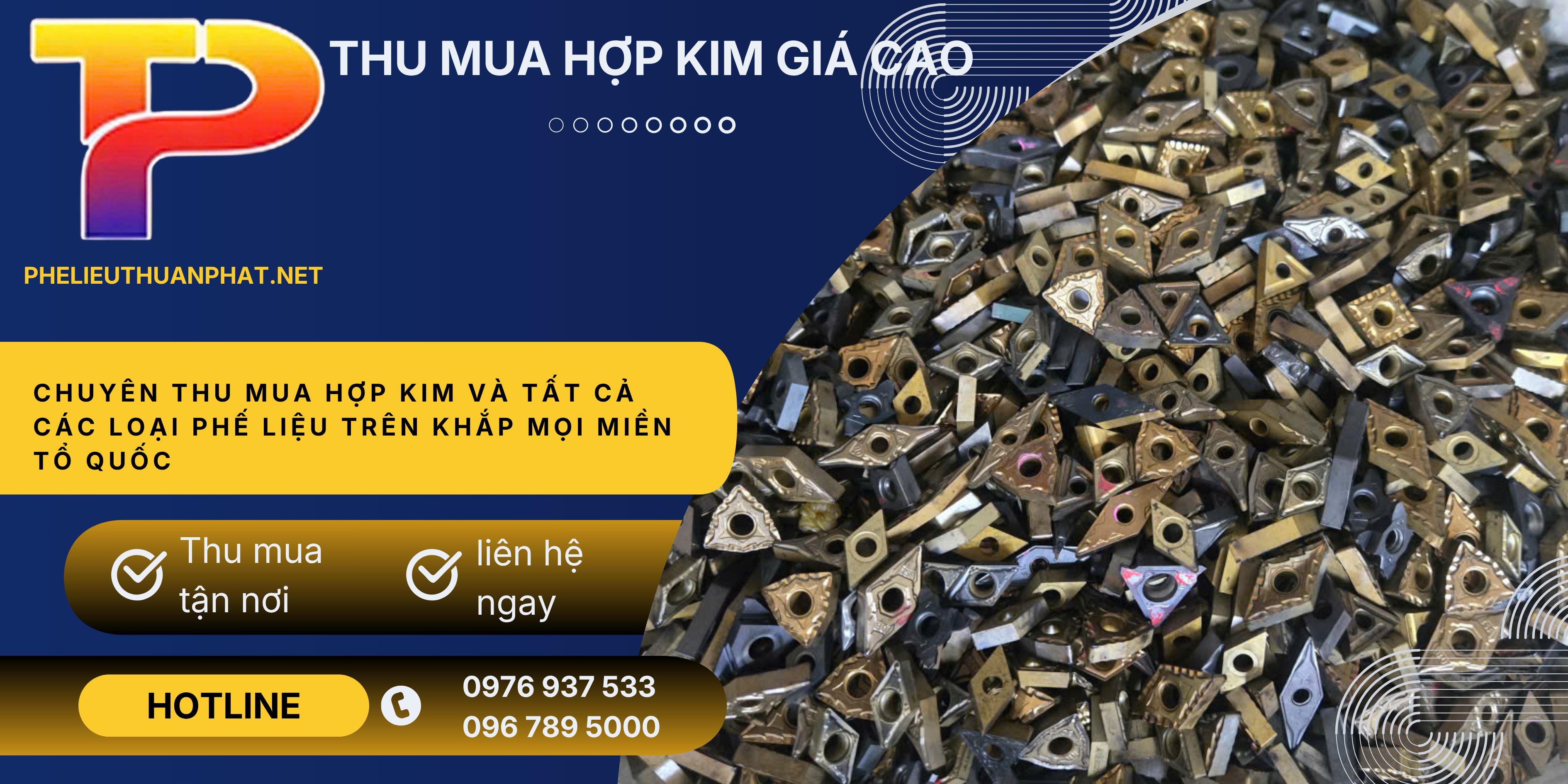 Đại Lý Thu Mua Lưỡi Dao Hợp Kim Cũ, Mảnh Dao Tiện CNC Giá Cao