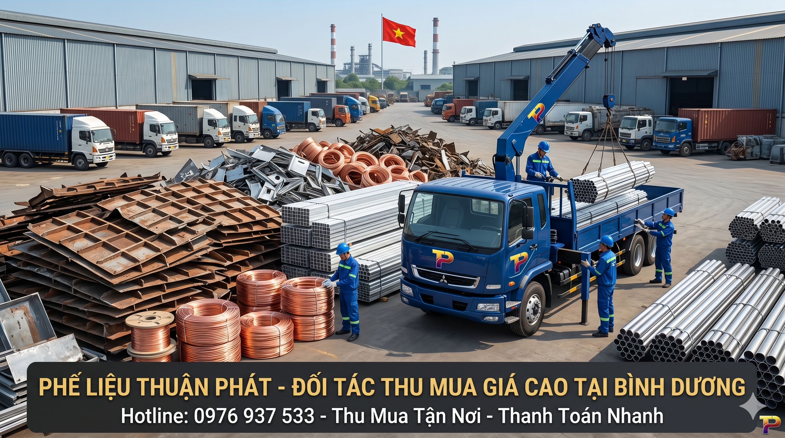 Thu mua phế liệu giá cao tận nơi