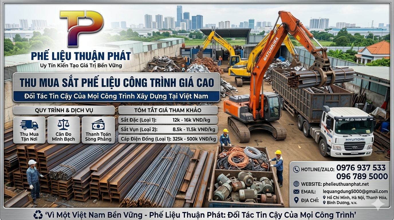 Thu mua sắt phế liệu