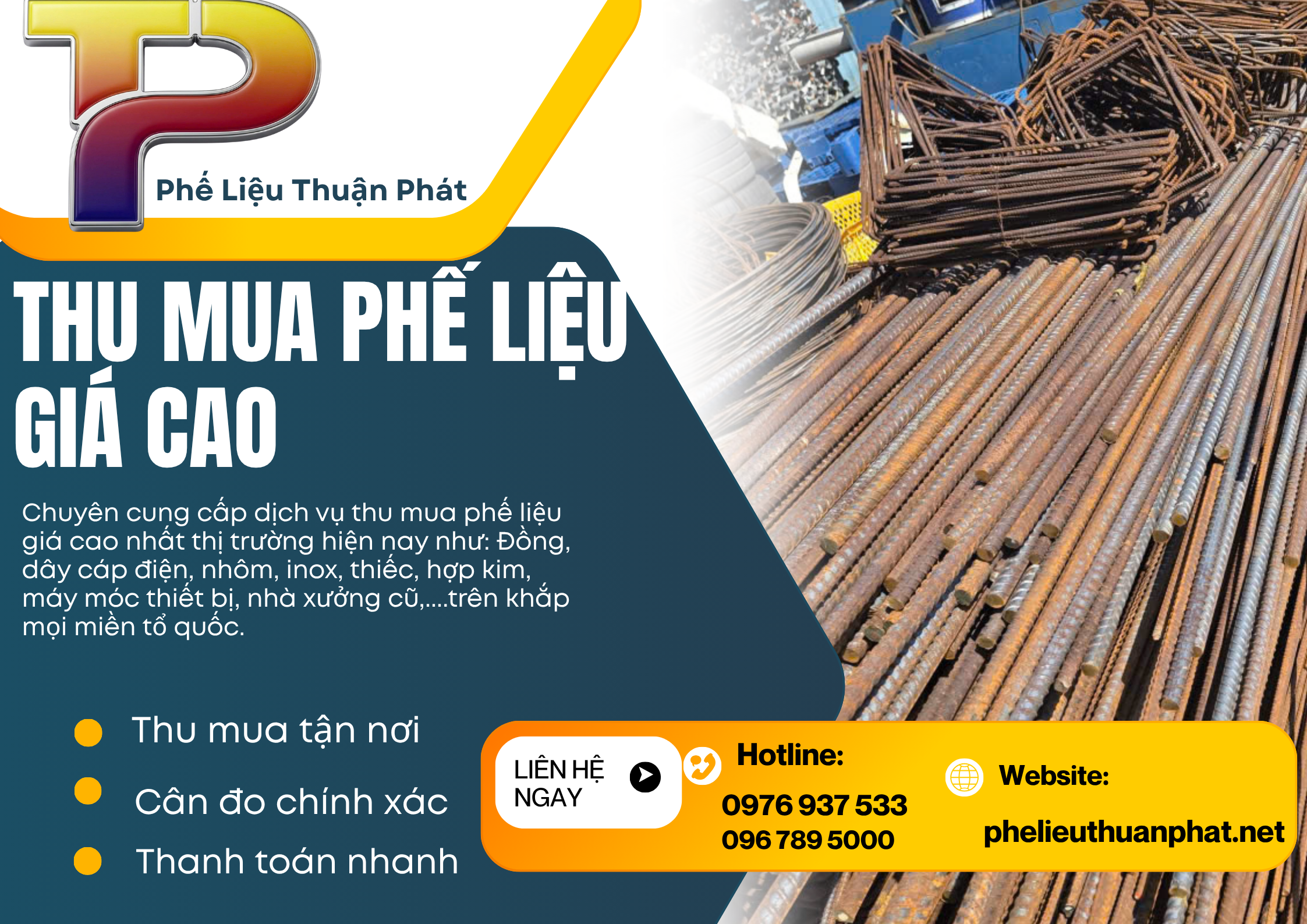Thu mua phế liệu tận nơi
