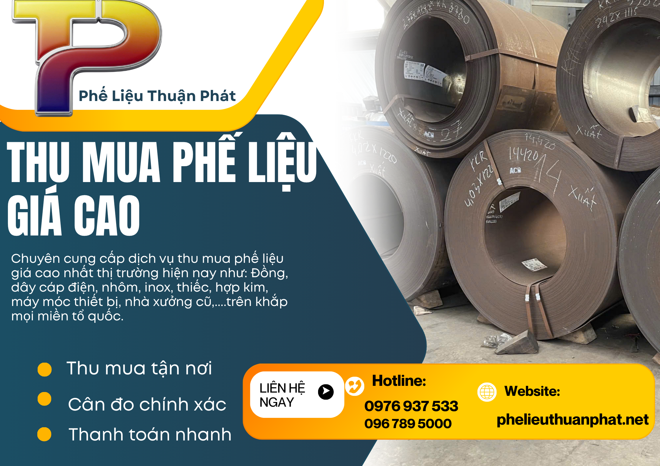 Thu mua sắt phế liệu giá cao
