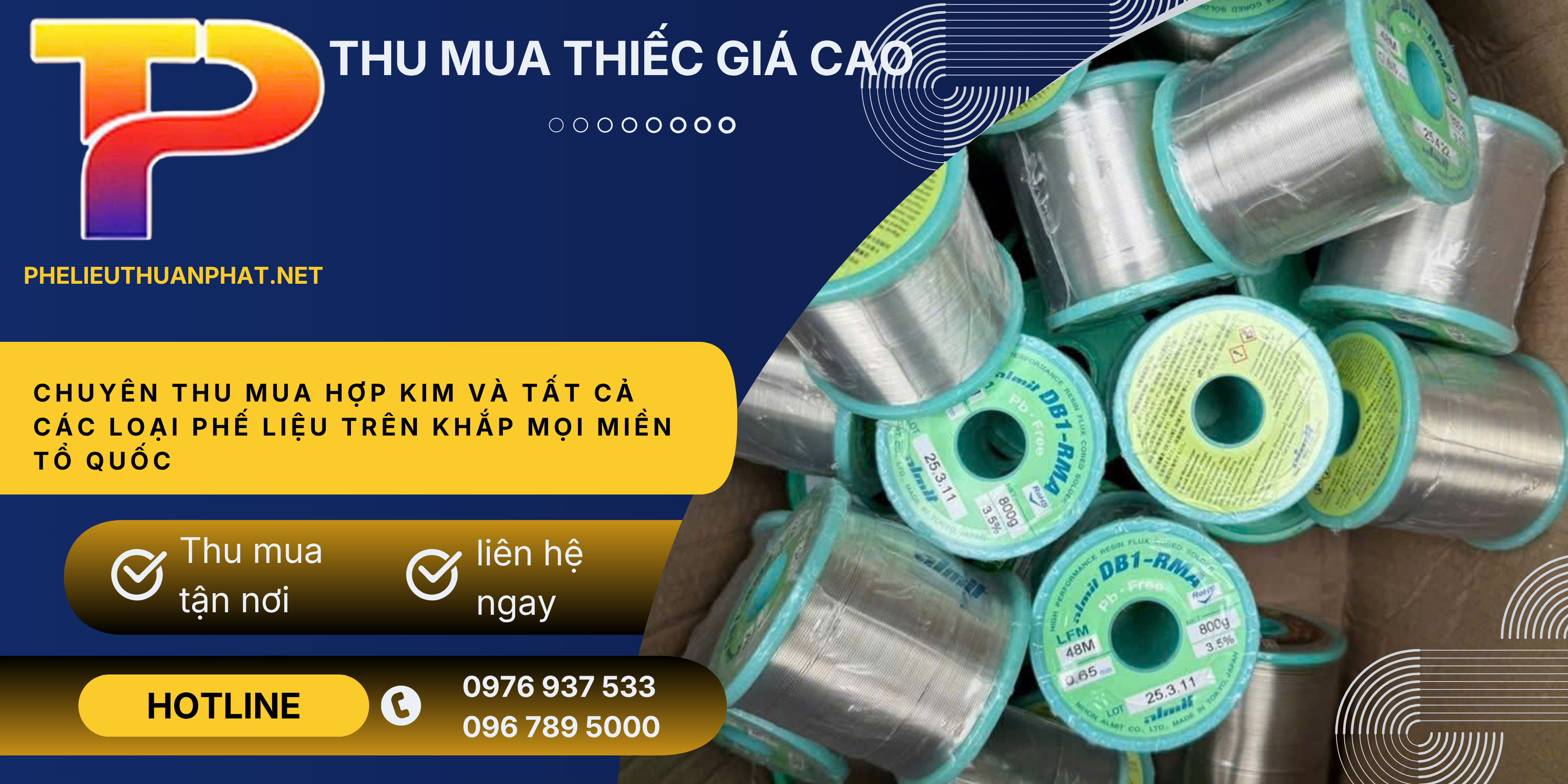 Thu mua thiếc cuộn giá cao