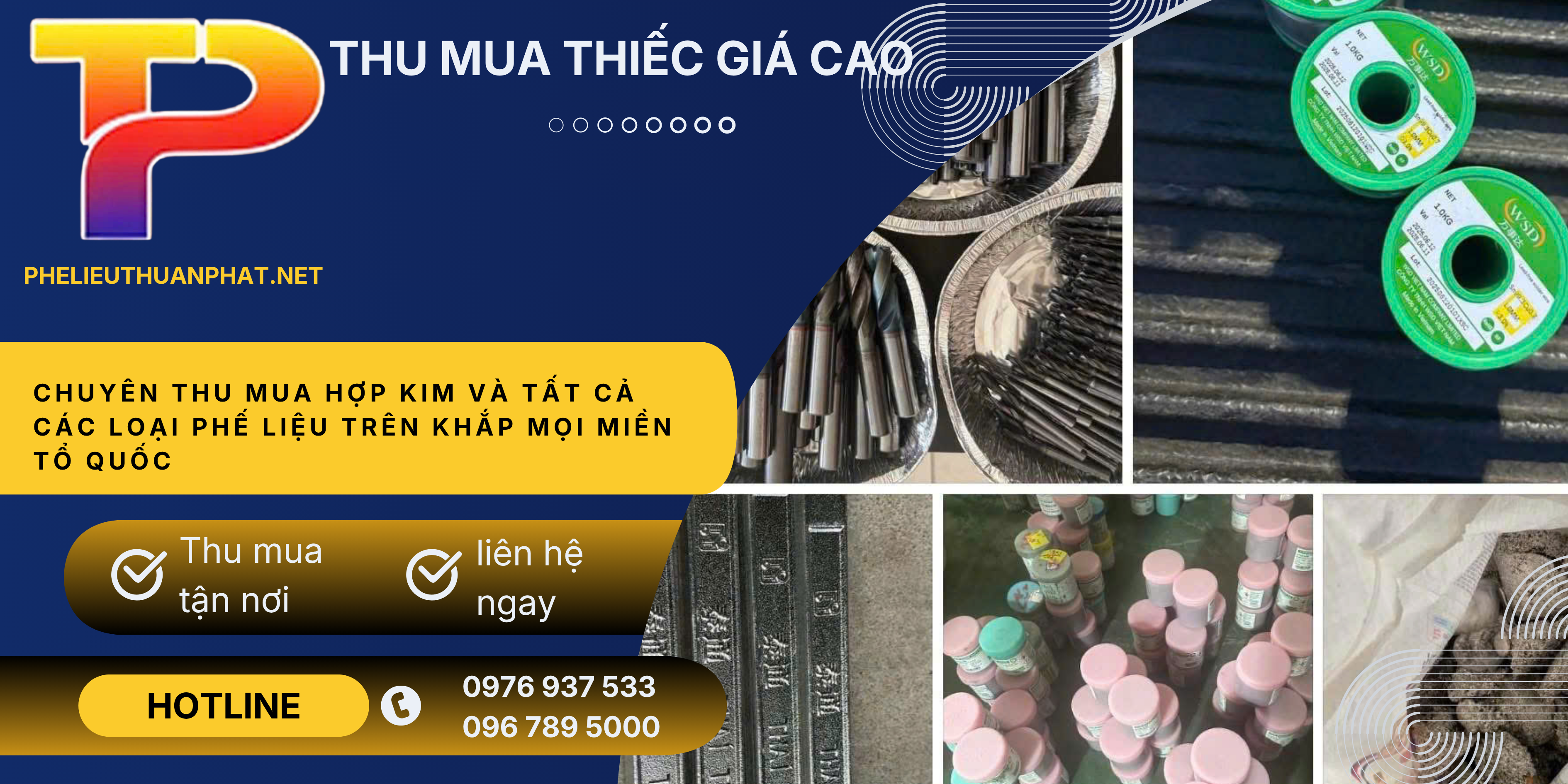 Dịch vụ thu mua thiếc phế liệu tận nơi