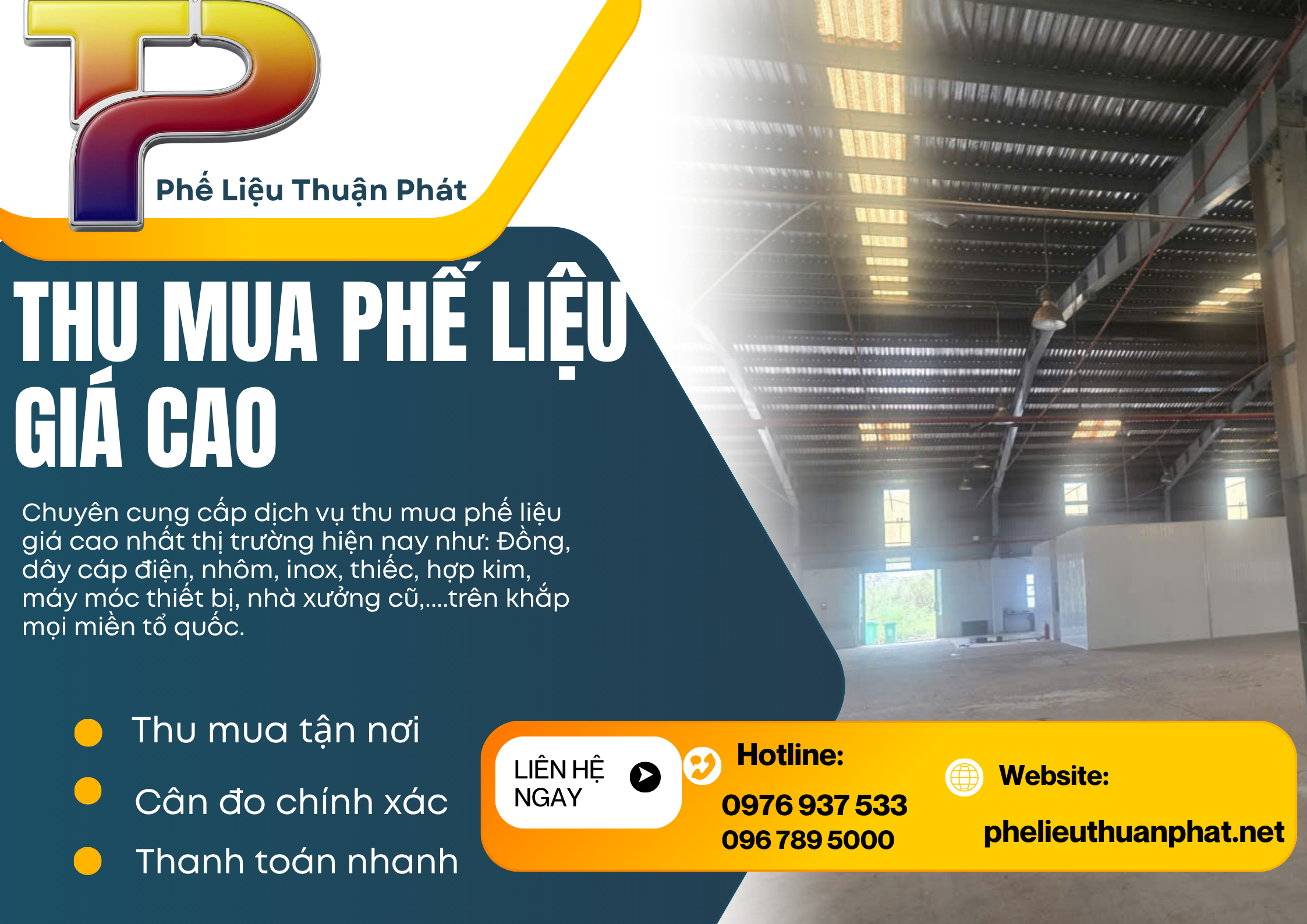 Thu mua xác nhà xưởng cũ