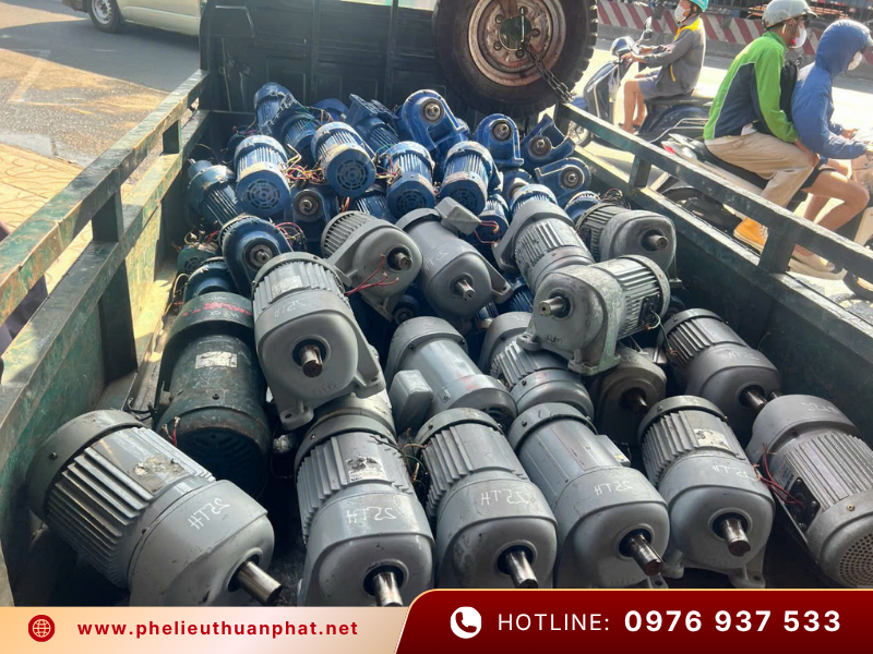 Thuận Phát chuyên thu mua motor máy móc cũ số lượng lớn giá tốt