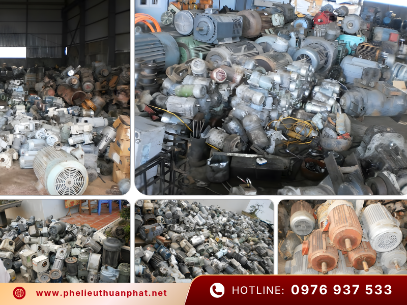 Thu mua motor máy móc cũ số lượng lớn giá tốt uy tín