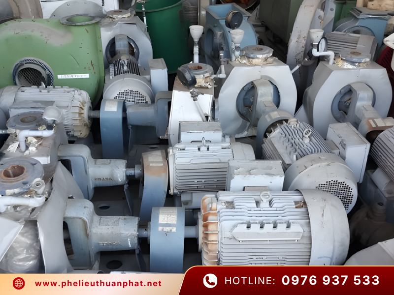 Thuận Phát thu mua motor máy móc cũ số lượng lớn giá tốt