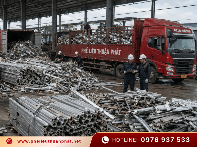 Thuận phát thu mua nhôm phế liệu giá cao toàn quốc