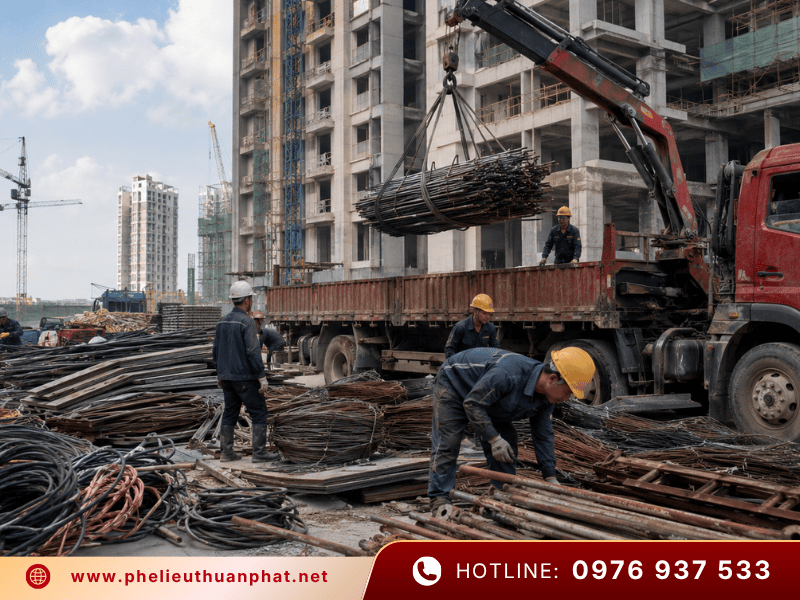 Thuận Phát thu mua phế liệu công trình giá cao