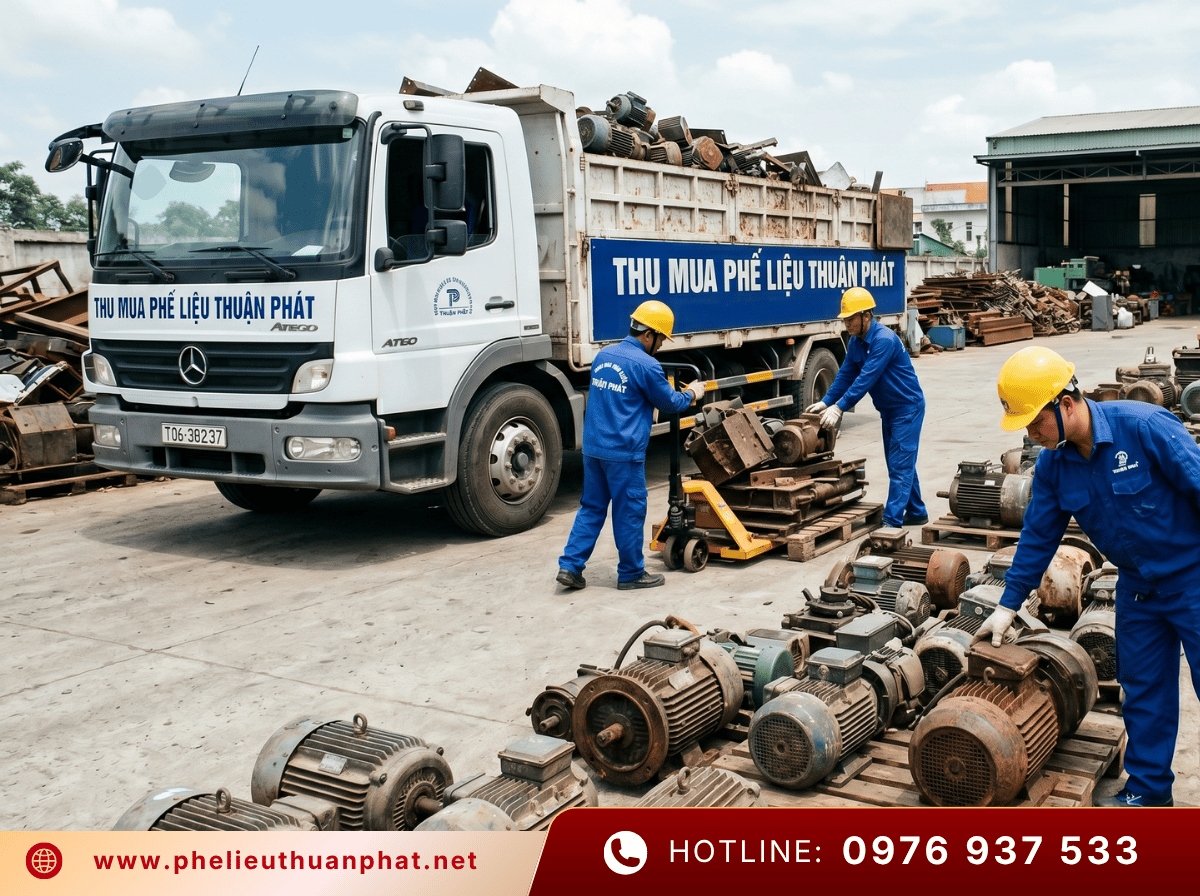 Thuận Phát chuyên thu mua máy móc motor cũ uy tín