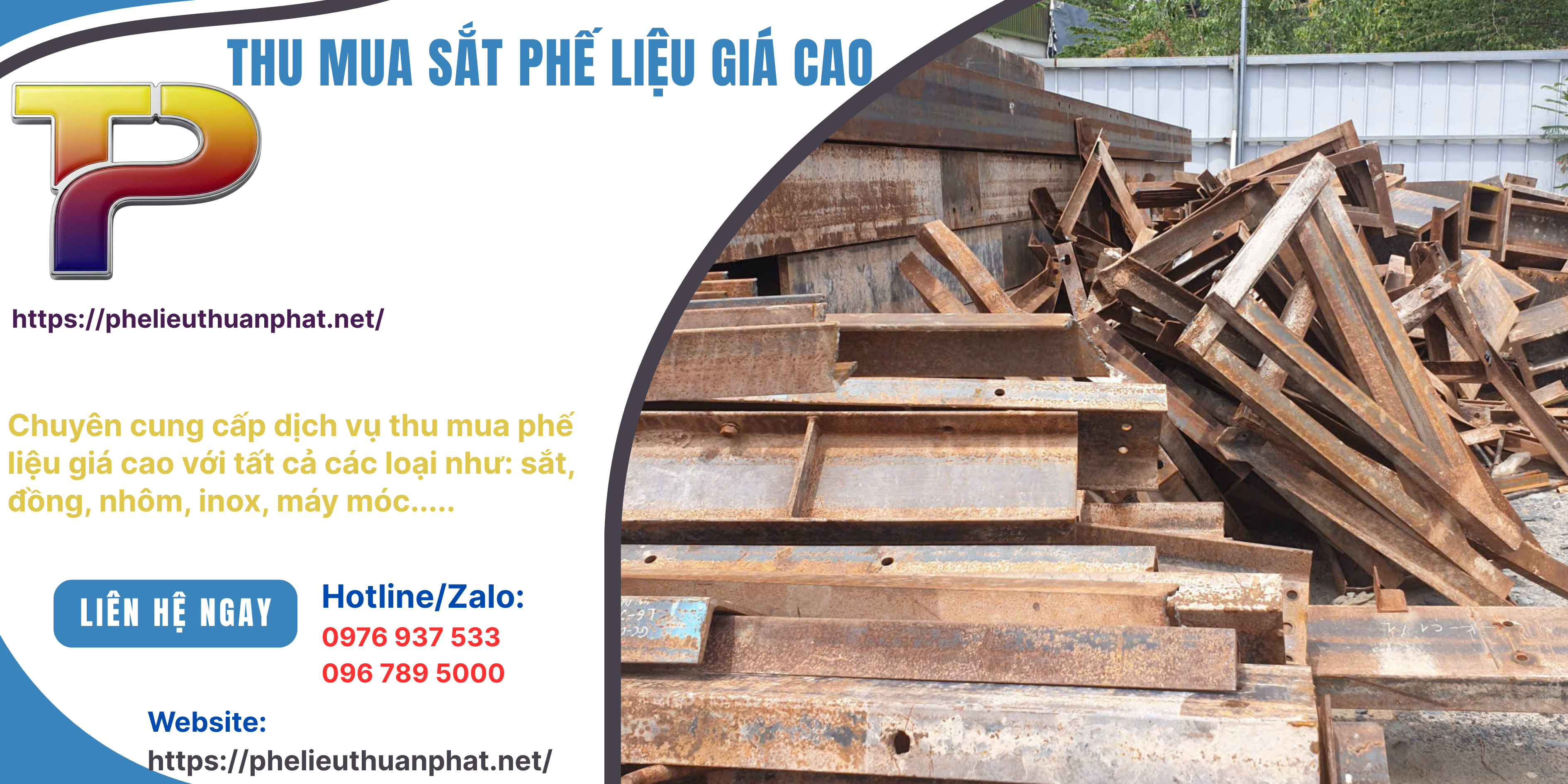 Thu Mua Sắt Phế Liệu Giá Cao, Thu Gom Tận Nơi, Thanh Toán Liền Tay