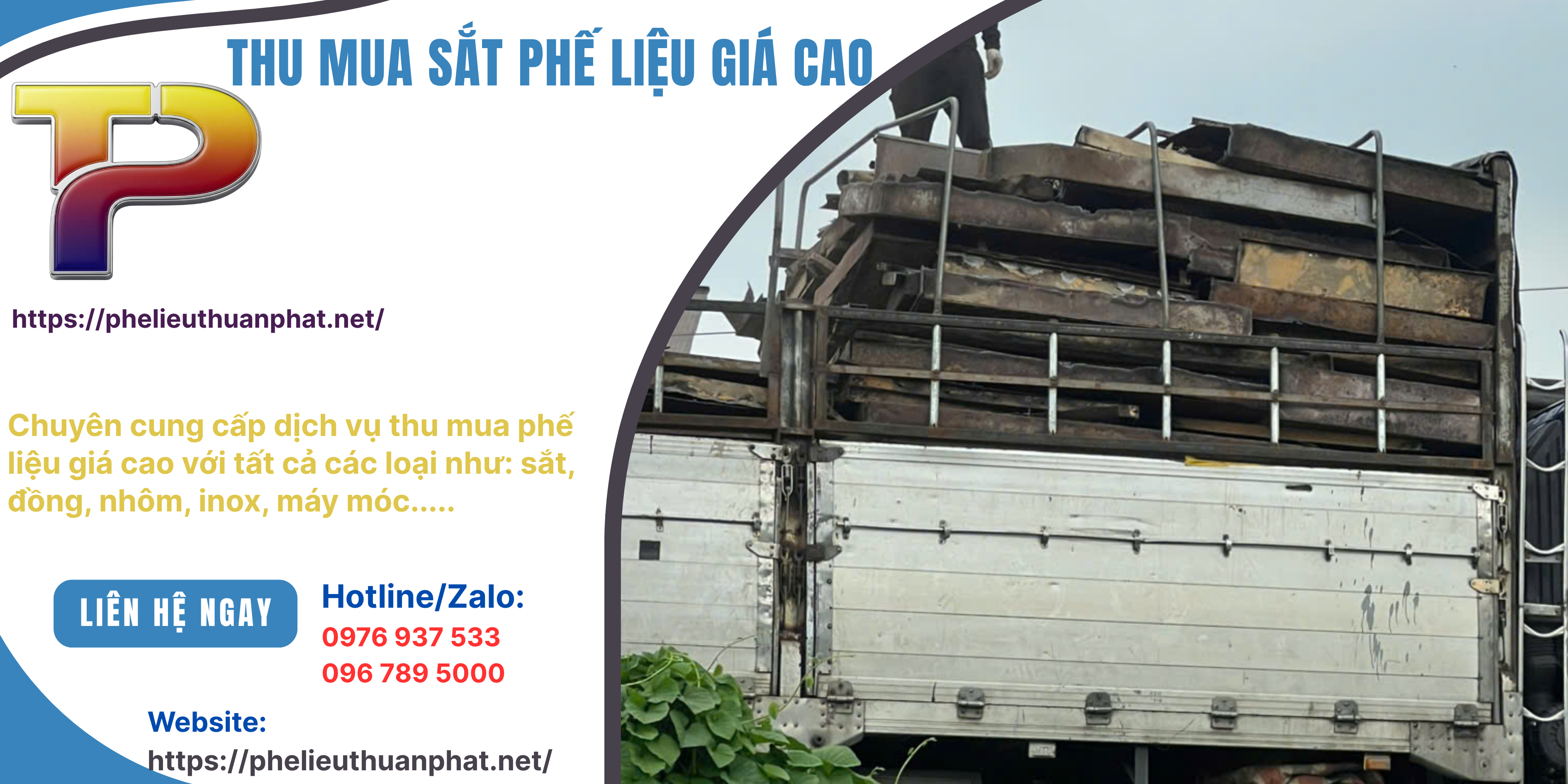 Thu mua phế liệu giá cao tận nơi