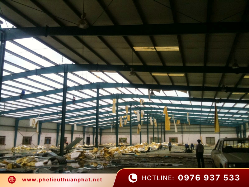 Thuận Phát thu mua xác nhà xưởng công trình tháo dỡ