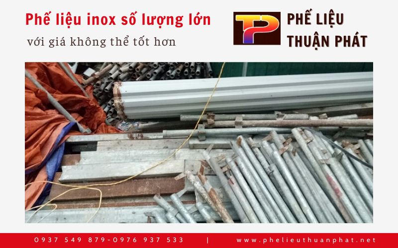 phế liệu inox số lượng lớn