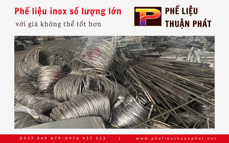 phế liệu inox số lượng lớn