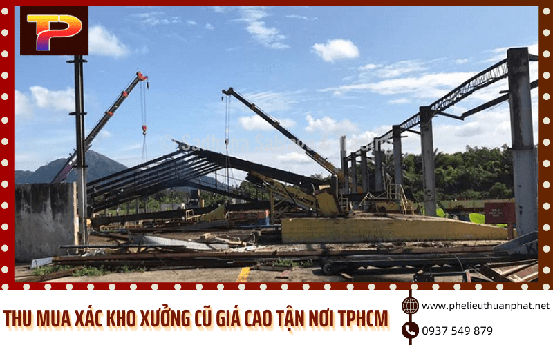 thu mua xác nhà xưởng giá cao